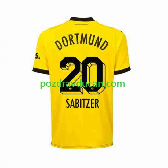 Nogometni Dresovi Borussia Dortmund Marcel Sabitzer 20 Muški Domaći dres 2023-2024 Kratkih Rukava