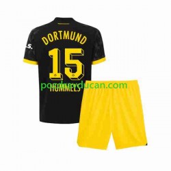 Nogometni Dresovi Borussia Dortmund Mats Hummels 15 Dječji Gostujući dres 2023-2024 Kratkih Rukava