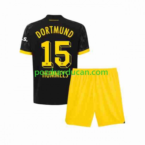 Nogometni Dresovi Borussia Dortmund Mats Hummels 15 Dječji Gostujući dres 2023-2024 Kratkih Rukava