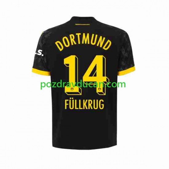 Nogometni Dresovi Borussia Dortmund Niclas Fullkrug 14 Muški Gostujući dres 2023-2024 Kratkih Rukava
