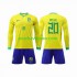 Nogometni Dresovi Brazil Vinicius Junior 20 Dječji Domaći dres World Cup 2022 Dugi Rukav