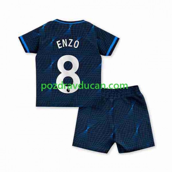 Nogometni Dresovi Chelsea Enzo Fernandez 8 Dječji Gostujući dres 2023-2024 Kratkih Rukava