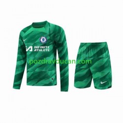 Nogometni Dresovi Chelsea Vratar Dječji Treći dres 2023-2024 Dugi Rukav