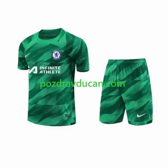 Nogometni Dresovi Chelsea Vratar Dječji Treći dres 2023-2024 Kratkih Rukava