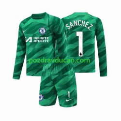 Nogometni Dresovi Chelsea Robert Sanchez 1 Vratar Dječji Treći dres 2023-2024 Dugi Rukav