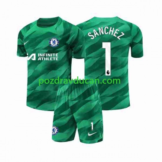 Nogometni Dresovi Chelsea Robert Sanchez 1 Vratar Dječji Treći dres 2023-2024 Kratkih Rukava