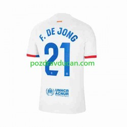 Nogometni Dresovi FC Barcelona Frenkie de Jong 21 Muški Gostujući dres 2023-2024 Kratkih Rukava