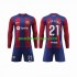 Nogometni Dresovi FC Barcelona Frenkie de Jong 21 Dječji Domaći dres 2023-2024 Dugi Rukav