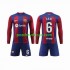 Nogometni Dresovi FC Barcelona GAVI 6 Dječji Domaći dres 2023-2024 Dugi Rukav
