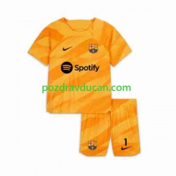 Nogometni Dresovi FC Barcelona Ter Stegen 1 Vratar Dječji Četvrti dres 2023-2024 Kratkih Rukava