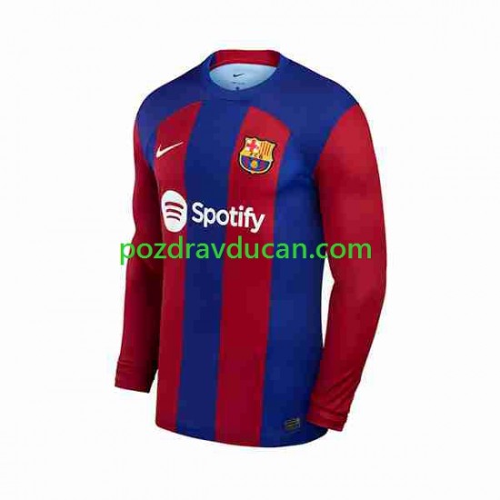 Nogometni Dresovi FC Barcelona Muški Domaći dres 2023-2024 Dugi Rukav