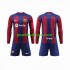Nogometni Dresovi FC Barcelona Dječji Domaći dres 2023-2024 Dugi Rukav