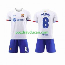 Nogometni Dresovi FC Barcelona Pedri 8 Dječji Gostujući dres 2023-2024 Kratkih Rukava