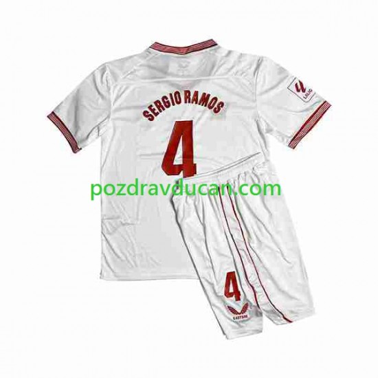 Nogometni Dresovi Sevilla FC Sergio Ramos 4 Dječji Domaći dres 2023-2024 Kratkih Rukava