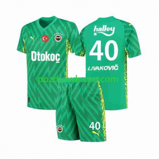 Fenerbahce Livakovic 40 Footbal Kit Vratar Domaći dres 2023-2024 Kratkih Rukava