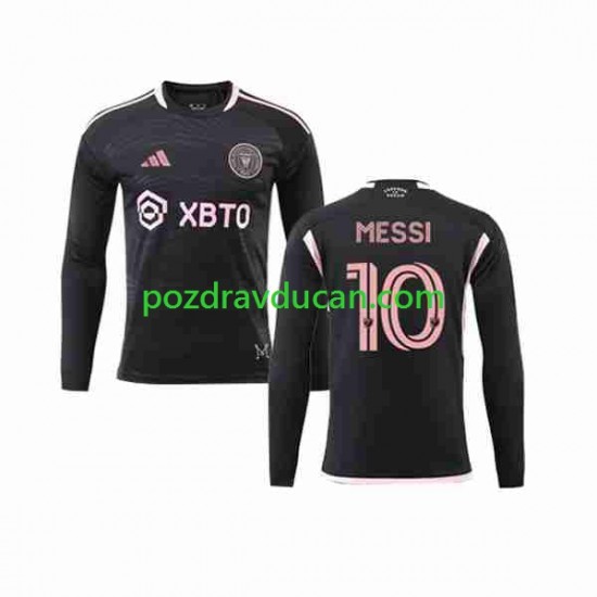 Nogometni Dresovi Inter Miami Lionel Messi 10 Muški Gostujući dres 2023-2024 Dugi Rukav