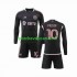 Nogometni Dresovi Inter Miami Lionel Messi 10 Dječji Gostujući dres 2023-2024 Dugi Rukav