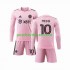 Nogometni Dresovi Inter Miami Lionel Messi 10 Dječji Domaći dres 2023-2024 Dugi Rukav