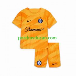 Nogometni Dresovi Inter Milan Vratar Dječji Domaći dres 2023-2024 Kratkih Rukava