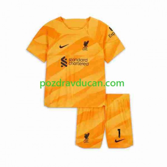 Nogometni Dresovi Liverpool A.Becker 1 Vratar Dječji Treći dres 2023-2024 Kratkih Rukava
