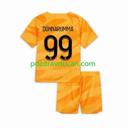 Nogometni Dresovi Paris Saint-Germain DONNARUMMA 99 Vratar Dječji Gostujući dres 2023-2024 Kratkih Rukava