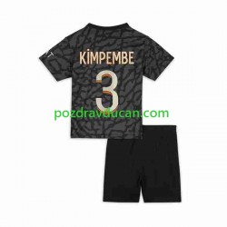 Nogometni Dresovi Paris Saint-Germain Kimpembe 3 Dječji Treći dres 2023-2024 Kratkih Rukava