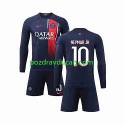 Nogometni Dresovi Paris Saint-Germain Neymar Jr 10 Dječji Domaći dres 2023-2024 Dugi Rukav