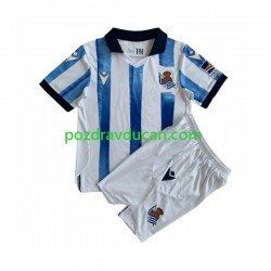 Nogometni Dresovi Real Sociedad Dječji Domaći dres 2023-2024 Kratkih Rukava