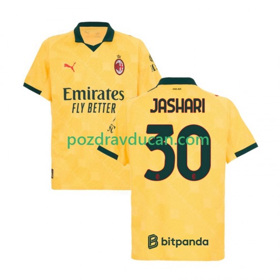 Nogometni Dresovi AC Milan Ardon Jashari 30 Muški Treći dres 2025-2026 Kratkih Rukava