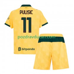 Nogometni Dresovi AC Milan Christian Pulisic 11 Dječji Treći dres 2025-2026 Kratkih Rukava