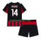Nogometni Dresovi AC Milan Modrić Luca 14 Dječji Domaći dres 2025-2026 Kratkih Rukava