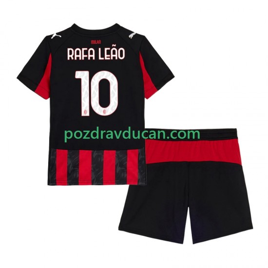 Nogometni Dresovi AC Milan Rafael Leao 10 Dječji Domaći dres 2025-2026 Kratkih Rukava