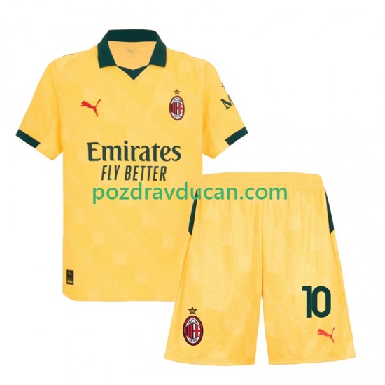 Nogometni Dresovi AC Milan Rafael Leao 10 Dječji Treći dres 2025-2026 Kratkih Rukava
