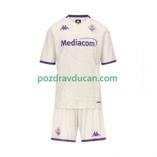 Nogometni Dresovi ACF Fiorentina Dječji Gostujući dres 2025-2026 Kratkih Rukava