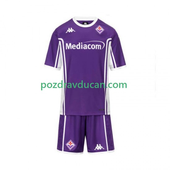 Nogometni Dresovi ACF Fiorentina Dječji Domaći dres 2025-2026 Kratkih Rukava