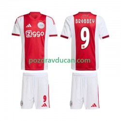 Nogometni Dresovi AFC Ajax Brian Brobbey 9 Dječji Domaći dres 2025-2026 Kratkih Rukava