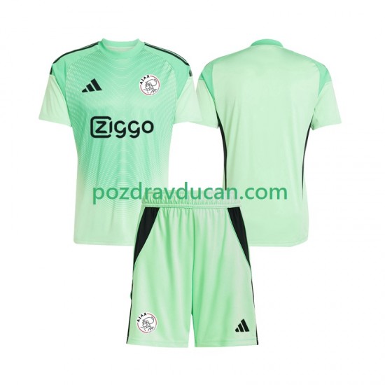 Nogometni Dresovi AFC Ajax Vratar Dječji Domaći dres 2025-2026 Kratkih Rukava
