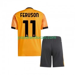 Nogometni Dresovi Roma Evan Ferguson 11 Dječji Gostujući dres 2025-2026 Kratkih Rukava