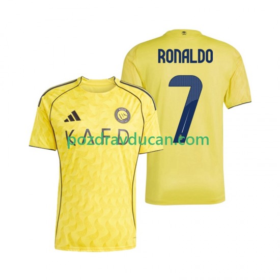 Nogometni Dresovi Al Nassr Cristiano Ronaldo 7 Muški Domaći dres 2025-2026 Kratkih Rukava