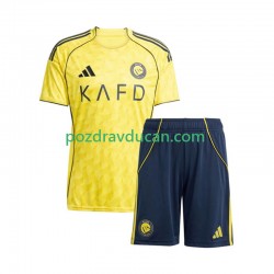 Nogometni Dresovi Al Nassr Dječji Domaći dres 2025-2026 Kratkih Rukava