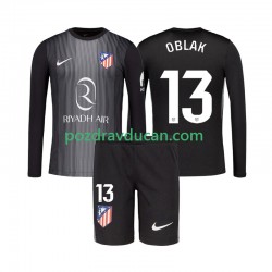 Nogometni Dresovi Atlético Madrid Jan Oblak 13 Vratar Dječji Gostujući dres 2025-2026 Dugi Rukav