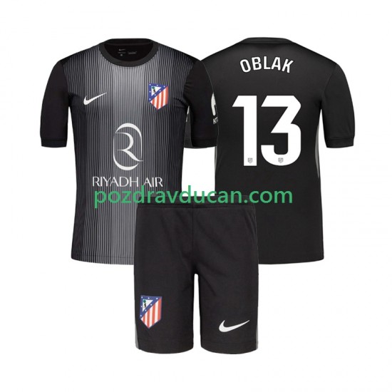 Nogometni Dresovi Atlético Madrid Jan Oblak 13 Vratar Dječji Gostujući dres 2025-2026 Kratkih Rukava