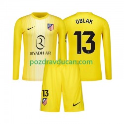Nogometni Dresovi Atlético Madrid Jan Oblak 13 Vratar Dječji Domaći dres 2025-2026 Dugi Rukav