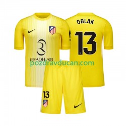 Nogometni Dresovi Atlético Madrid Jan Oblak 13 Vratar Dječji Domaći dres 2025-2026 Kratkih Rukava