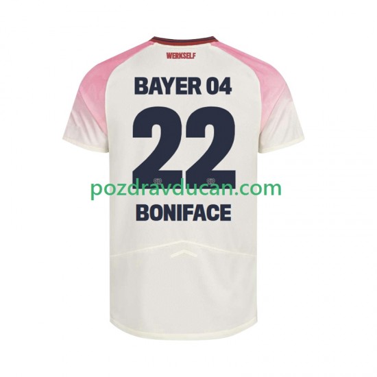 Nogometni Dresovi Bayer 04 Leverkusen Victor Boniface 22 Muški Gostujući dres 2025-2026 Kratkih Rukava