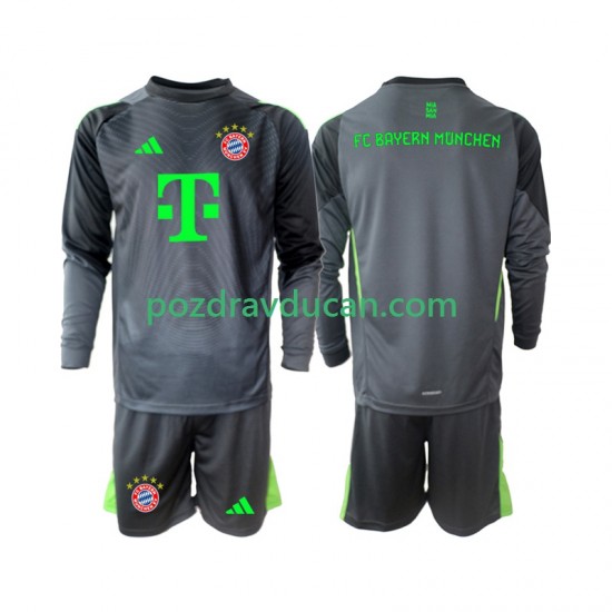 Nogometni Dresovi FC Bayern München Vratar Dječji Gostujući dres 2025-2026 Dugi Rukav