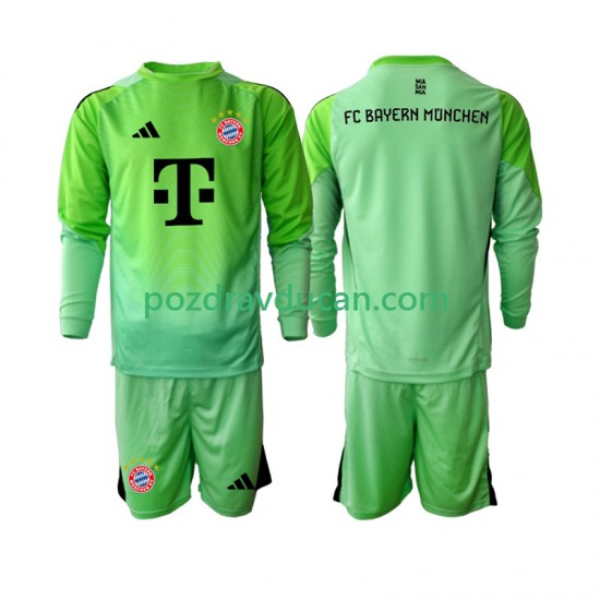 Nogometni Dresovi FC Bayern München Vratar Dječji Domaći dres 2025-2026 Dugi Rukav