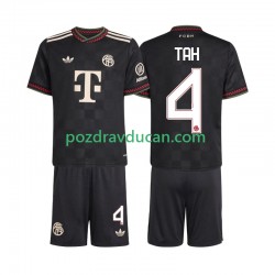 Nogometni Dresovi FC Bayern München Jonathan Tah 4 Dječji Treći dres 2025-2026 Kratkih Rukava
