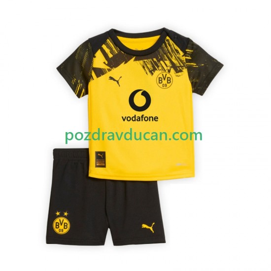Nogometni Dresovi Borussia Dortmund Dječji Domaći dres 2025-2026 Kratkih Rukava