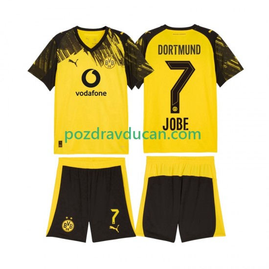 Nogometni Dresovi Borussia Dortmund Jobe Bellingham 7 Dječji Domaći dres 2025-2026 Kratkih Rukava